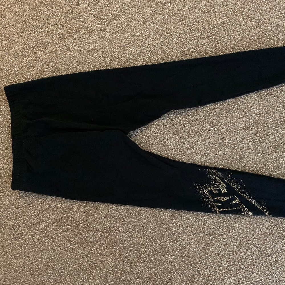 Nike Women's Tights Leggings w/ Gold Emblem Small